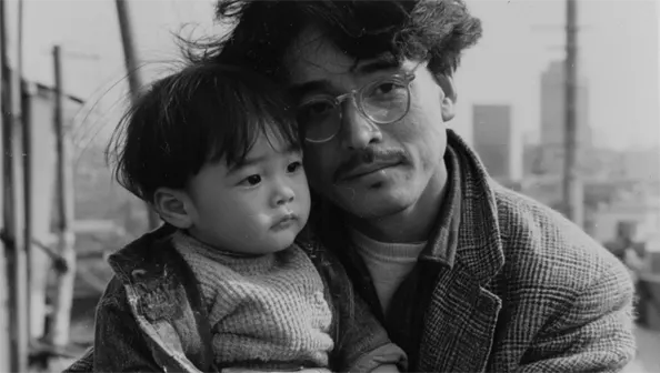 幼少期の大橋直久と父親